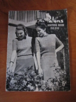 KNITTING PATTERN PATONS  CAPRICE NO. 210   GREAT * MUST SEE - Image 1 of 2