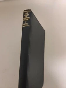 Francis Bacon Autographed Book The Study Of American History By Bryce 1922 - Picture 1 of 12