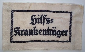 World War II German Auxiliary Stretcher Bearers Armband WWII WW2 - Picture 1 of 7