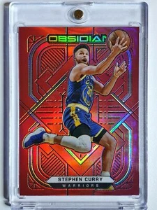 2020 Panini Obsidian Stephen Curry #29 RED FLOOD - Ready to Grade - Picture 1 of 2