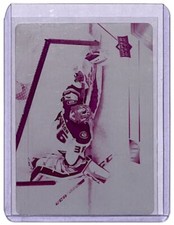 2022-23 Upper Deck UD Canvas Magenta Printing Plate John Gibson 1/1 Anaheim