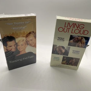 New Sealed VHS Screener Lot:Keeping The faith, Living Out Loud - Picture 1 of 2