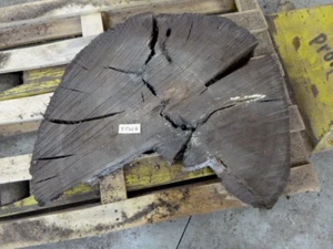 Mooreiche Moorholz 2000 J. Epoxidharz Tisch Scheibe Waschtisch,85x42x12,5/10,5cm - Bild 1 von 3