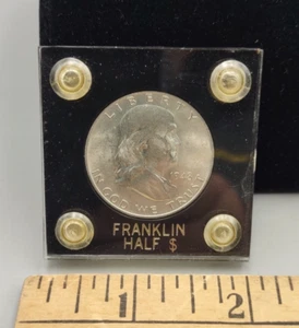 1948 P Franklin Silver Half Dollar Uncirculated - Picture 1 of 3