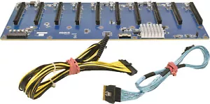 GIGABYTE Backplan CPBG8A0 2 oz Rev 1,0 10x PCIe x16 Riser Board - Photo 1/6