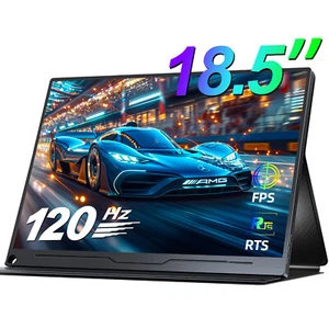 UPERFECT 18,5" 1920x1080 120Hz Monitor do gier Przenośny monitor USB C Ekran - Zdjęcie 1 z 8