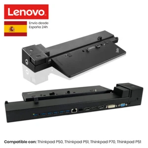 DOCK STATION LENOVO THINKPAD WORKSTATION DOCK 40A5 230W P50 P51 P70 P71 HDMI DVI - Imagen 1 de 1