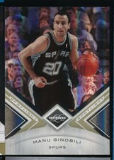 2010-11 Panini Limited Spotlight Gold /49 Manu Ginobili #68 HOF Spurs Argentina