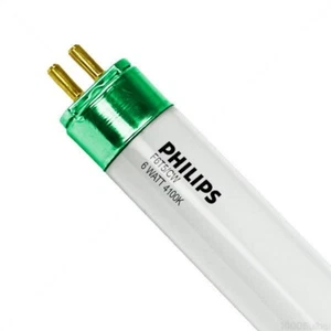 Philips 6w Fluorescent T5 F6t5/cw Cool White Linear Tube  112445-1C  Box of 17 - Picture 1 of 4