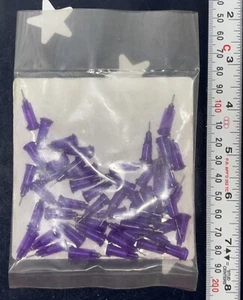 Loctite 98200 Purple 21g S.S. Purple Needle Tip 21 GA 988418 PACK OF 50 - Picture 1 of 4