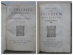 VELLEIUS PATERCULUS : HISTOIRE ROMAINE en latin, 1592. - Picture 1 of 23
