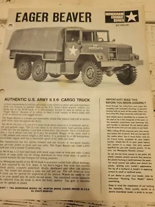 Eager Beaver 6x6 Cargo Truck Monogram Instructions - Picture 1 of 2