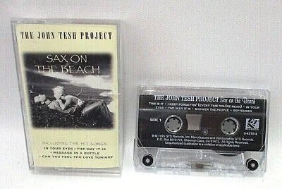 The John Tesh Project ‎ Sax On The Beach Cassette Tape GTS Records FREE SHIPPING Foto 1 de 3