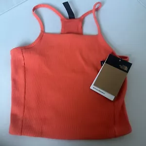 Camiseta sin mangas para mujer The North Face Guide Forward Rib retro naranja XS - Imagen 1 de 3