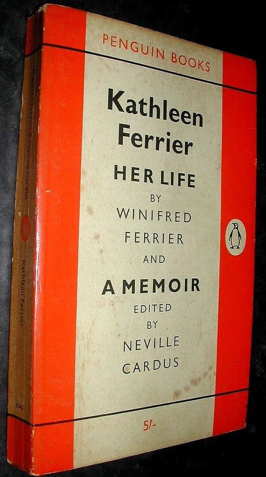 KATHLEEN FERRIER Winifred Ferrier MEMOIR Neville Cardus 1st Penguin SINGER Music - Image 1 of 1