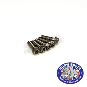 Drilled M8 35mm Stainless Steel Hex Head Bolts x 5 - Picture 1 of 3