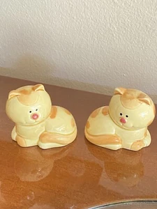 Vintage Salz und Pfefferstreuer Josef Original Keramik Katze Figur Neu - Bild 1 von 5