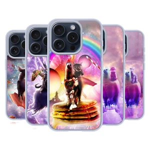 OFFICIAL RANDOM GALAXY SPACE LLAMA SOFT GEL CASE FOR APPLE iPHONE PHONES - Picture 1 of 17