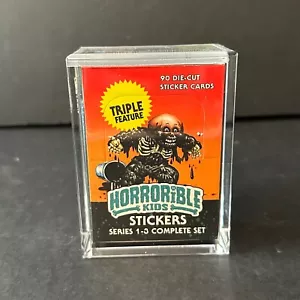 HORRORIBLE KIDS Series 1-3 Base Set Box TRIPLE FEATURE PingitoreGarbage Pail Kid - Picture 1 of 1