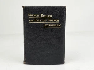 Vintage New Pocket French English Both Parts Dictionary Edward Latham - Picture 1 of 14