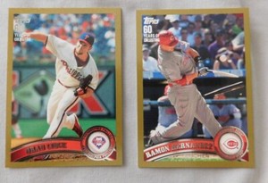 2011 Topps GOLD Baseball Card #1-250 Pick one  /2011