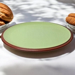Juego de 2 platos de cena Denby Juice verde manzana 10 1/2" Inglaterra - Imagen 1 de 12