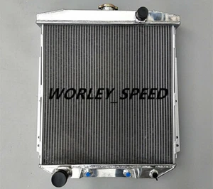 Aluminum Radiator For Ford Aftermarket Fairlane Sedan Wagon Mainline AT 54-56 - Picture 1 of 7