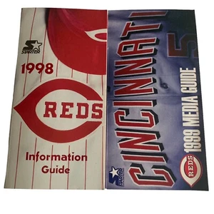 CINCINNATI REDS 1998 and 1999 Media Guides NEW - Picture 1 of 3