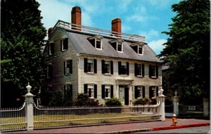 ROPES MANSION Essex Street SALEM, Massachusetts MA Postcard - Picture 1 of 2