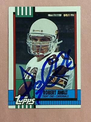 Robert Awalt 1990 Topps IP Auto Autograph #2 - Image 1 of 2