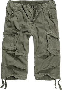 BRANDIT Pantaloni Pantaloncini Bermuda 3/4 uomo militari cargo Over sizes Olive - Imagen 1 de 8