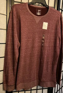 Neu Sonoma superweiches Double Knit Plum Crew Shirt Gr. XXL - Bild 1 von 5