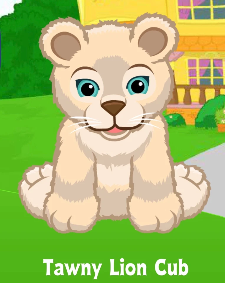 Webkinz Classic Tawny Lion Cub - hm9323 - Virtual Adoption Code Only - Image 1 of 1