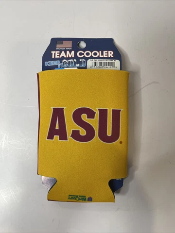 Arizona State University Sun Devils Can Cooler 1-Pack 12 oz. (Foldable, 2-Sided) Cover