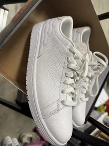 Nike Air Jordan 1 Herren Centre Court weiß/weiß Sneaker Größe 10,5 M - Medium - Bild 1 von 5