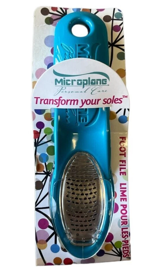 Single Piece Microplane Original Foot File Different Colors Pedicure Rasp 1pc - Image 1 of 4