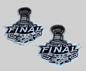 2 2010 NHL Stanley Cup Finale Trikot Patch Chicago Blackhawks Philadelphia Flyers - Bild 1 von 4