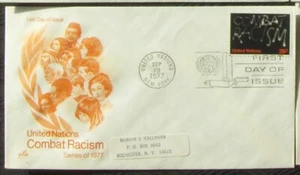 United Nations FDC COMBAT RACISM NEW YORK 9/1977. (1-72) - Picture 1 of 1