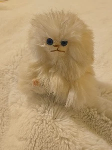 De colección Jerry Elsner Piel de Conejo Real Gatito Peluche Gato Años 50 COMO ESTÁ - Imagen 1 de 10