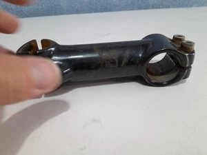 Retro 2 Bolt Mountain Bike Stem 110mm 25.6? / 1/18th black circa 1990's - Picture 1 of 6