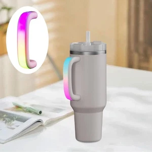 LED Light up Cup Handle Colorful 6 Color Lighting Modes Versatile Cup Holder - Picture 1 of 5