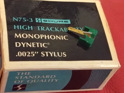 Original Shure N75-3 stylus,  see pics for condition . Original packaging  - Image 1 of 4