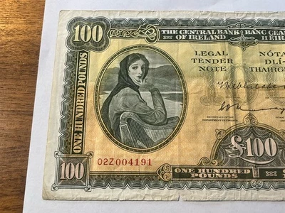 IRELAND REPUBLIC 100 POUNDS 1970 - Image 1 of 4