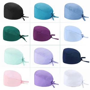 Gorra Exfoliante Quirúrgica Ajustable Unixes Enfermera Doctor Bouffant Cubierta de Cabeza Sombrero de Trabajo - Imagen 1 de 23