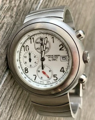 Vintage Porsche Design IWC Chronograph Herrenuhr SS Swiss Made - Bild 1 von 4