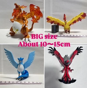 Pokemon Moncolle Figures Charizard Articuno Yveltal Moltres Takara Tomy Used - Picture 1 of 24