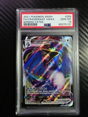 2021 Pokemon Shining Fates #055 Fa/Cramorant Vmax Shining Fates PSA 10 - Image 1 of 2