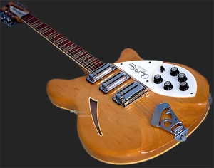 Roger Mcguinn 370 12-saitiges Board Glo Natural Semi-Hollow E-Gitarre  - Bild 1 von 8