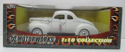Motor Max Motorworks White 1940 Ford Coupe 1:18 Scale - Image 1 of 4