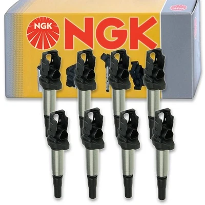 8 pc NGK Ignition Coils for 2015-2017 BMW Alpina B6 xDrive Gran Coupe 4.4L iz - Image 1 of 4